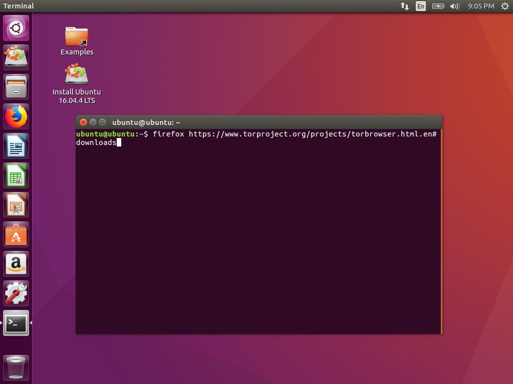 ubuntu запустить tor browser